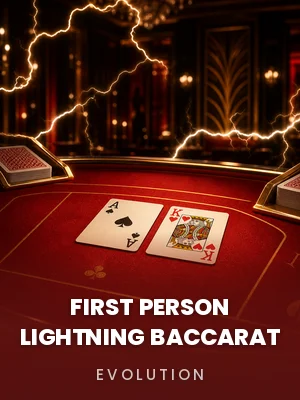 Evolution | First Person Lightning Baccarat