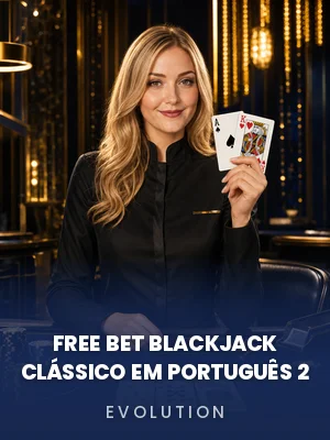 Evolution | Free Bet Blackjack Clássico em Português 2