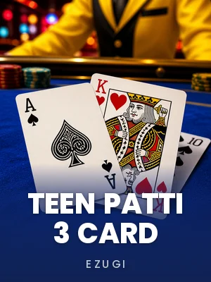 Ezugi |  Teen Patti 3 Card