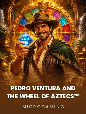 Microgaming | Pedro Ventura and the Wheel of Aztecs™