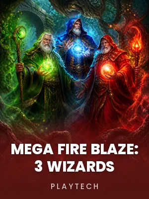 Playtech | Mega Fire Blaze: 3 Wizards
