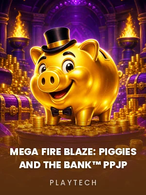 Playtech | Mega Fire Blaze: Piggies and the Bank™ PPJP