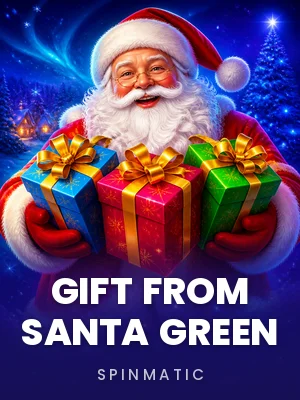 Spinmatic | Gift From Santa Green