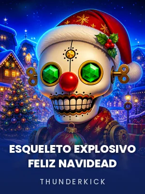 Thunderkick | Esqueleto Explosivo Feliz Navidead